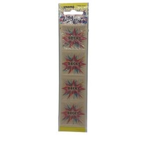 Vintage 1998 Stravina Zany Namz Becky Action Stickers 4 Pack Sealed Retro‎ 90s